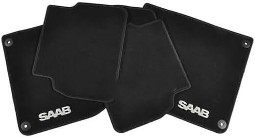 Saab Original 9-3 Floor Mats - Black 12825832