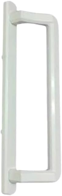 Alcan PGT 10' Sliding Glass Patio Door Handle Set w/Thumb Latch Lever, + Screws Interior + Exterior Replacement w/ 3-7/8' Hole Spacing | Fix Repair PGT Door Hardware - White