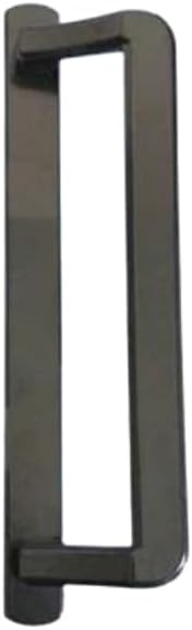 Alcan PGT 10' Sliding Glass Patio Door Handle Set w/Thumb Latch Lever, Screws Interior + Exterior Replacement w/ 3-7/8' Hole Spacing | Fix Repair PGT Door Hardware - Black