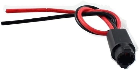 For T5 L*/ED indicator Light Bulb Car 12v T5 L*/ED bulb holder socket cable harness wires(60cps)