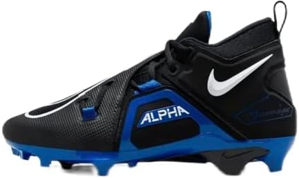 Nike Alpha Menace Pro 3 Men's Football Cleats White/Royal Blue/Black (us_Footwear_Size_System, Adult, Men, Numeric, Medium, Numeric_9)