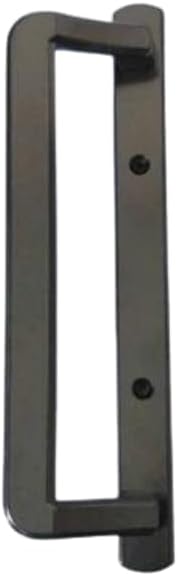 Alcan PGT 10' Sliding Glass Patio Door Handle Set w/Thumb Latch Lever, Screws Interior + Exterior Replacement w/ 3-7/8' Hole Spacing | Fix Repair PGT Door Hardware - Black