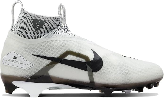 Nike Alpha Menace Elite 3 White/Particle Grey/Opti Yellow/Black Mens Football Cleat.