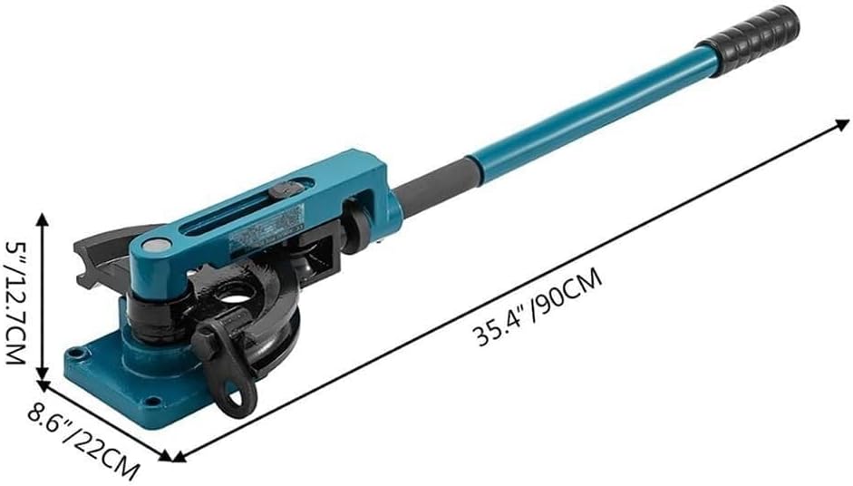 Manual Pipe Bender Set, Pipe Tube Bender 3/8 to 1 Inch,10-25mm Multifunction Steel Copper Tube Bending Machine, Tubing Bending Tool for Repair Punche