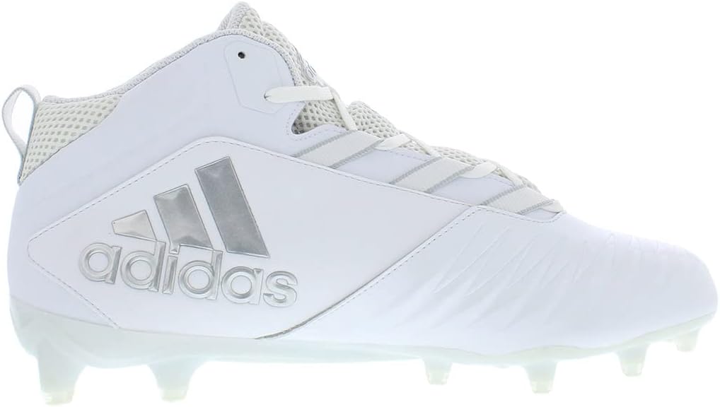 Adidas Nasty 20 Men's Football Cleat, White/Silver-White, 14 US