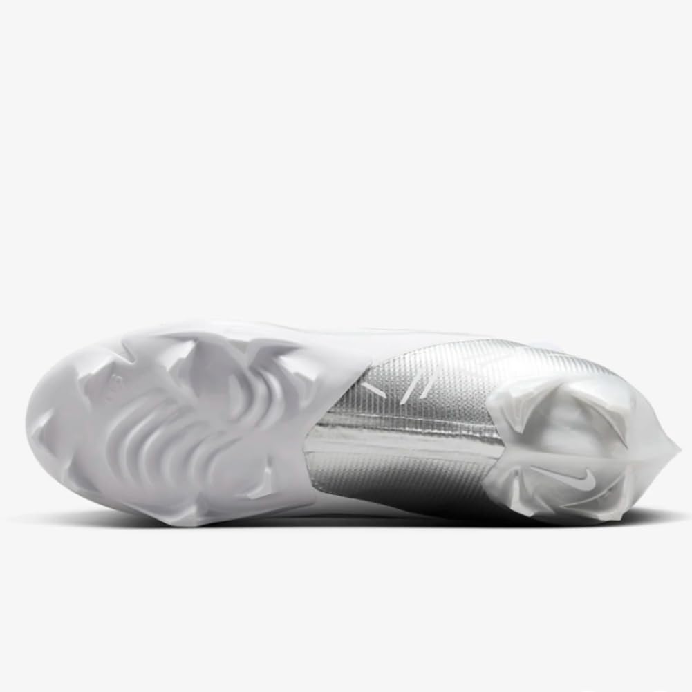 Nike Vapor Edge Pro 360 2 Men's Football Cleats (DA5456-102,White/Metallic Silver-White) Size 15