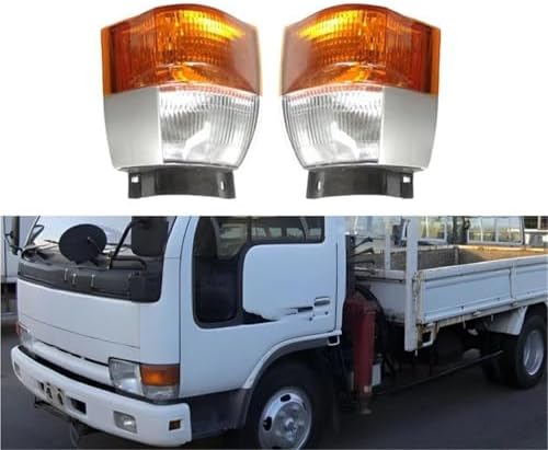 Wing Mirror Indicator For Nissan For Atlas Truck 1990-1994 Front Corner Light Turn Signal Light Front Fog Light Fog Lamp Foglight With Bulb Rearview Mirror Indicator Lamp