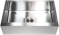 Ariel 33' x 21' Stainless Steel Single Bowl Farmhouse Kitchen Sink