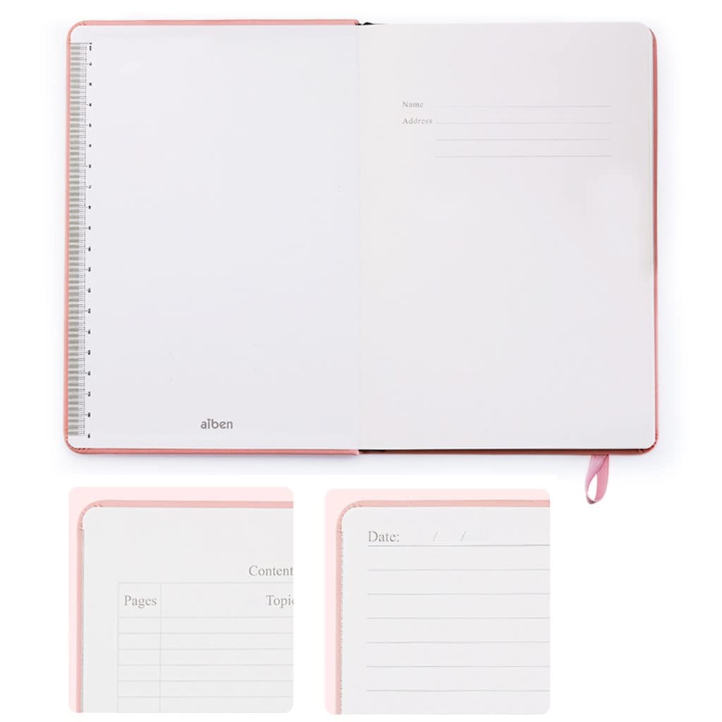 NSUQOA JSEIAJB Business Literature and Thick Notebook Stationery Small Fresh Hardcover Grid Diary