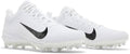 Nike Men's Alpha Menace Pro 2 D Football Cleats - Black/White,7M US