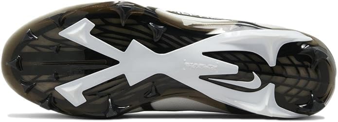 Nike Alpha Menace Elite 3 White/Particle Grey/Opti Yellow/Black Mens Football Cleat.