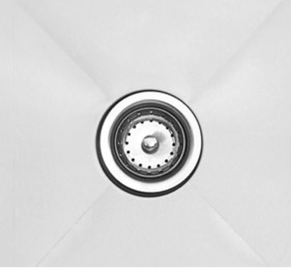 Empura 51' Wide Stainless Steel One Compartment Commercial Sink | Utility 24' x 24' Bowl for Restaurant Laundry Hotel | 24' Left Drainboard, 9.75' Backsplash, 50.5'W x 29.5'D x 44.25'H, 16 Gauge, NSF
