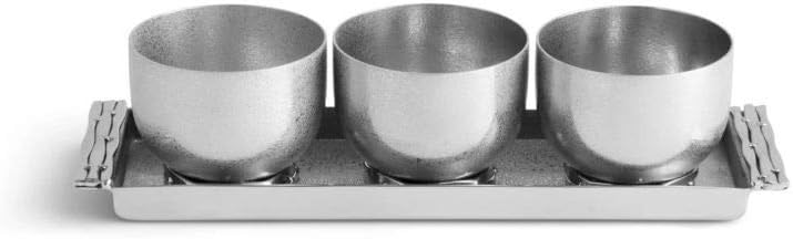 Michael Aram Mirage Triple Bowl Set with Tray