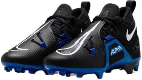Nike Alpha Menace Pro 3 Men's Football Cleats White/Royal Blue/Black (us_Footwear_Size_System, Adult, Men, Numeric, Medium, Numeric_9)