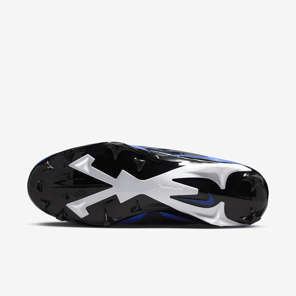 Nike Alpha Menace 4 Pro Football Cleats (FD7037-400, Hyper Royal/Metallic Silver/Midnight Navy) Size 8.5