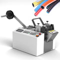 Fully Automatic Heat-Shrink Tube Micro-Computer Cutting Machine, Electric Tube Cable Pipe Cutter with LCD Display, Cutting Width 0-180 mm, Accuracy 0.1 mm, for Sleeve Rubber/Plastic Tube 180mm