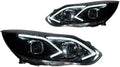 Car Lights Compatible With Focus 2012-2014 LED Auto Headlight Assembly Upgrade E-Class Design Bifocal Lens Signal Lamp Tool Accessories