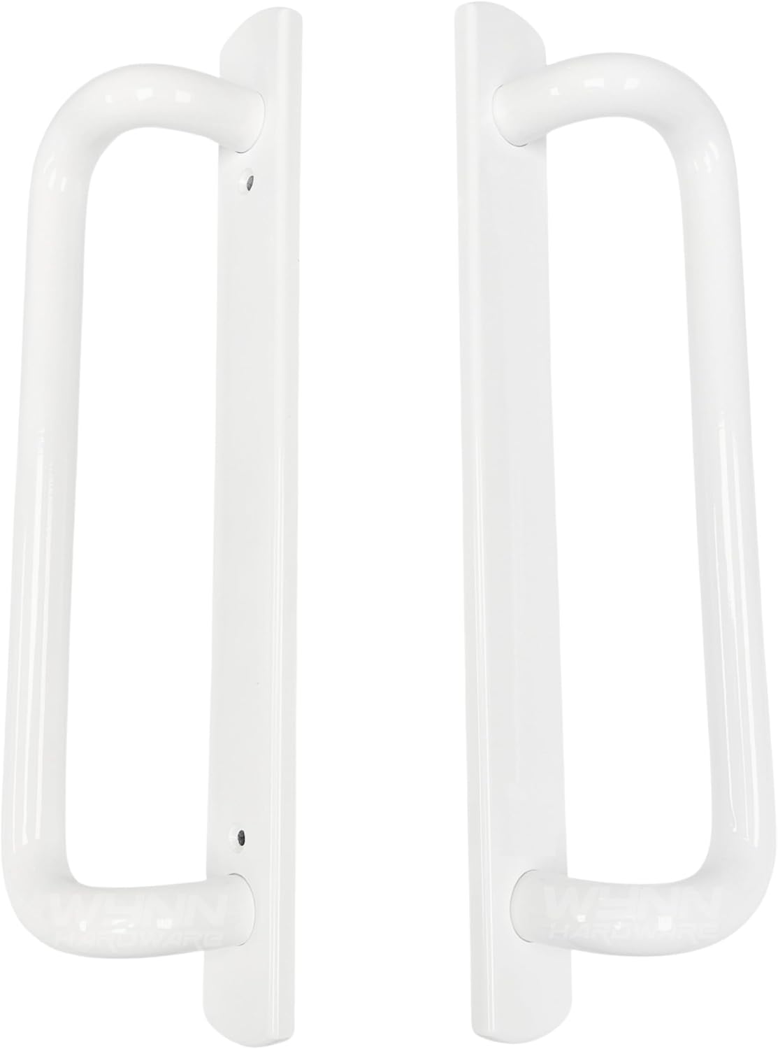 PGT 5400 Sliding Door Handle Set | White Handle Replacement for Patio Glass Door Repair 7-15/16 hole spacing 12.5' Faceplate Handle | Sliding Set Interior and Exterior (Screws NOT Included)