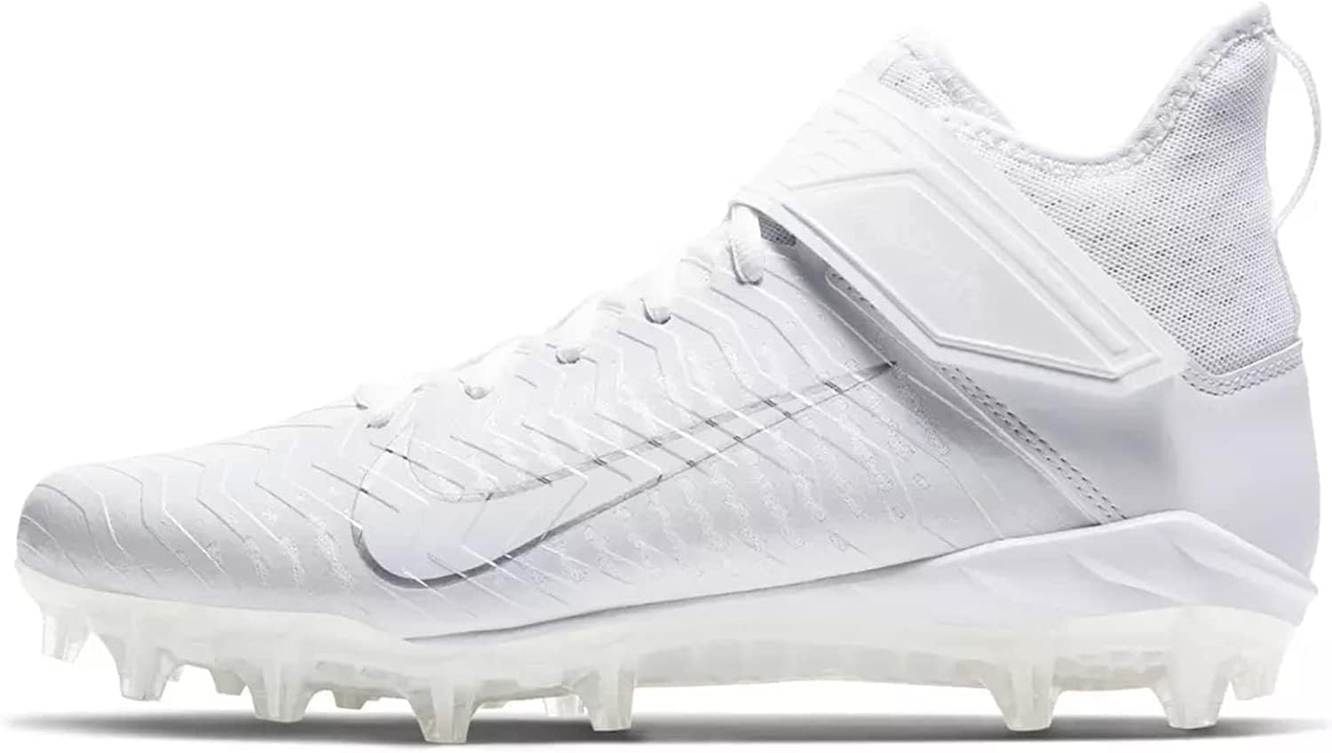 Nike Men's Alpha Menace Pro 2 D Football Cleats - Black/White,7M US