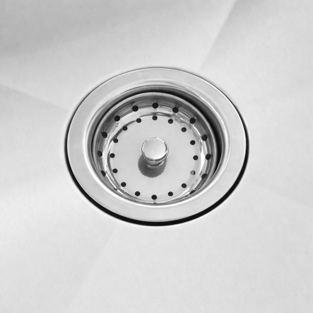 Commercial Stainless Steel Utility Sink with Backsplash, Triple 16' x 21' x 14' Deep Bowls, 16-Gauge Construction - for Janitorial Area, Commercial Kitchen, Garage, Laundry Room