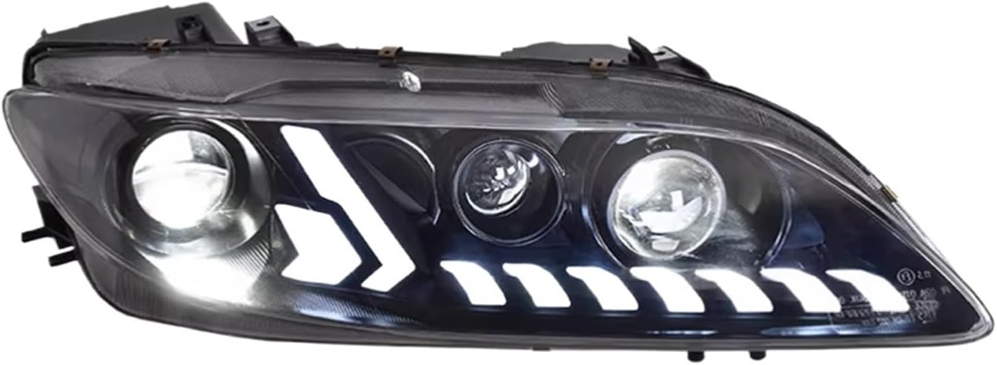 Car Model Head Light Parts Compatible With Mazda 6 Atenza 2003-2015 Modified LED Lamps Headlights DRL Dual Projector Facelift