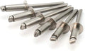 Stainless Steel Pop Rivets 3/16 Diameter #6 All 304 Stainless Steel Blind Rivets 6-3, 3/16' x 3/16' Grip (0.126-0.187) QTY 1000