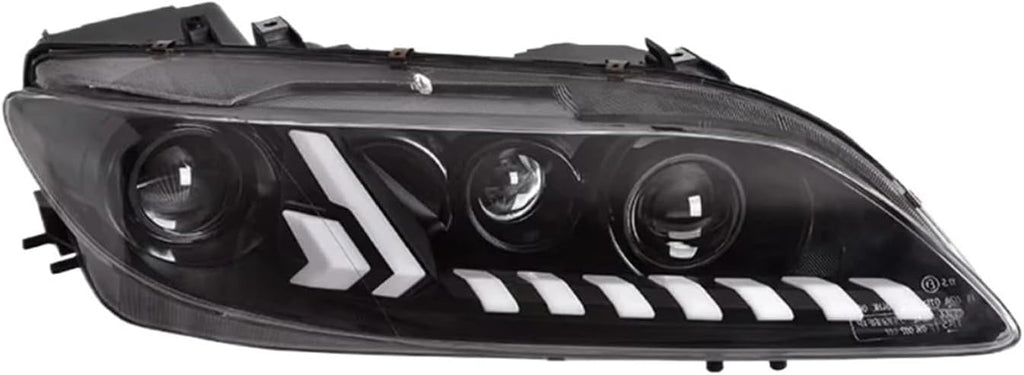 Car Model Head Light Parts Compatible With Mazda 6 Atenza 2003-2015 Modified LED Lamps Headlights DRL Dual Projector Facelift