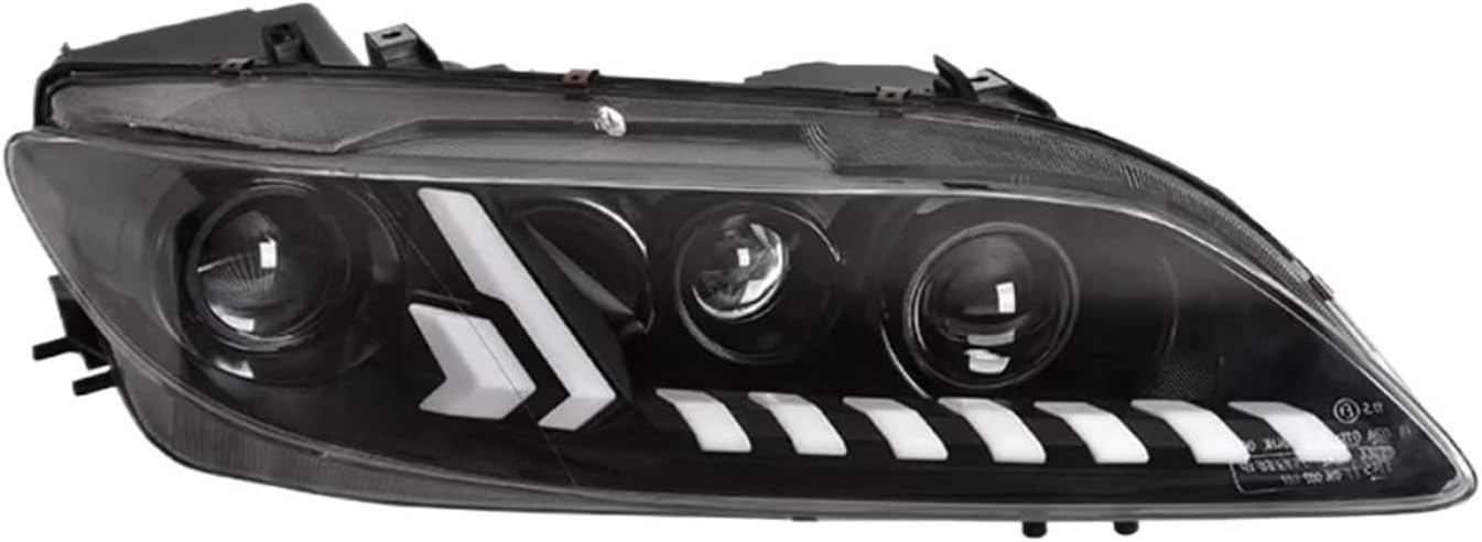 Car Model Head Light Parts Compatible With Mazda 6 Atenza 2003-2015 Modified LED Lamps Headlights DRL Dual Projector Facelift