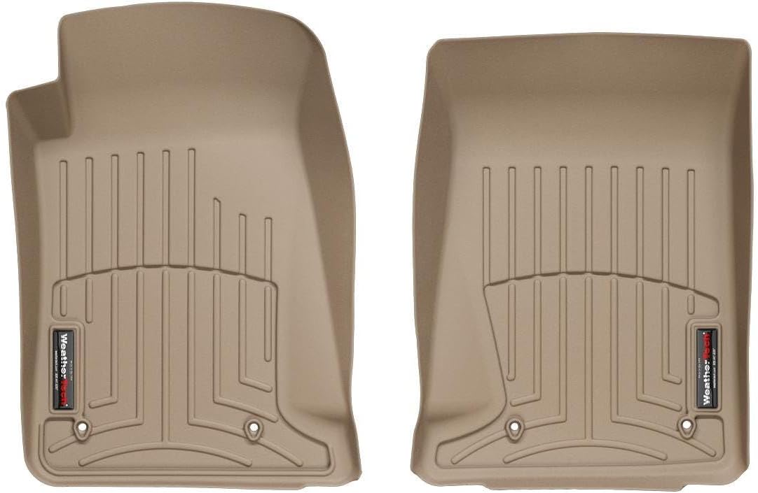 WeatherTech Custom Fit FloorLiners for Chevrolet Camaro, Camaro, 1st Row (452671), Tan