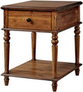Powell Mcghie Side Table with Hazelnut Brown Finish D1261A19H