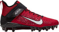 Nike Men's Alpha Menace Pro 2 D Football Cleats - Black/White,7M US