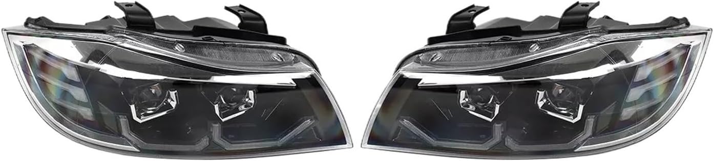 Car Lights Compatible With BMW 3 SERIES E90 E91 2005-2008 Headlight Assembly LED 3D DRL RUNNING FRONT LIGHTS HEADLIGHTS Automobiles Lamp