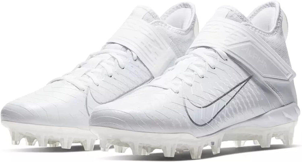 Nike Men's Alpha Menace Pro 2 D Football Cleats - Black/White,7M US