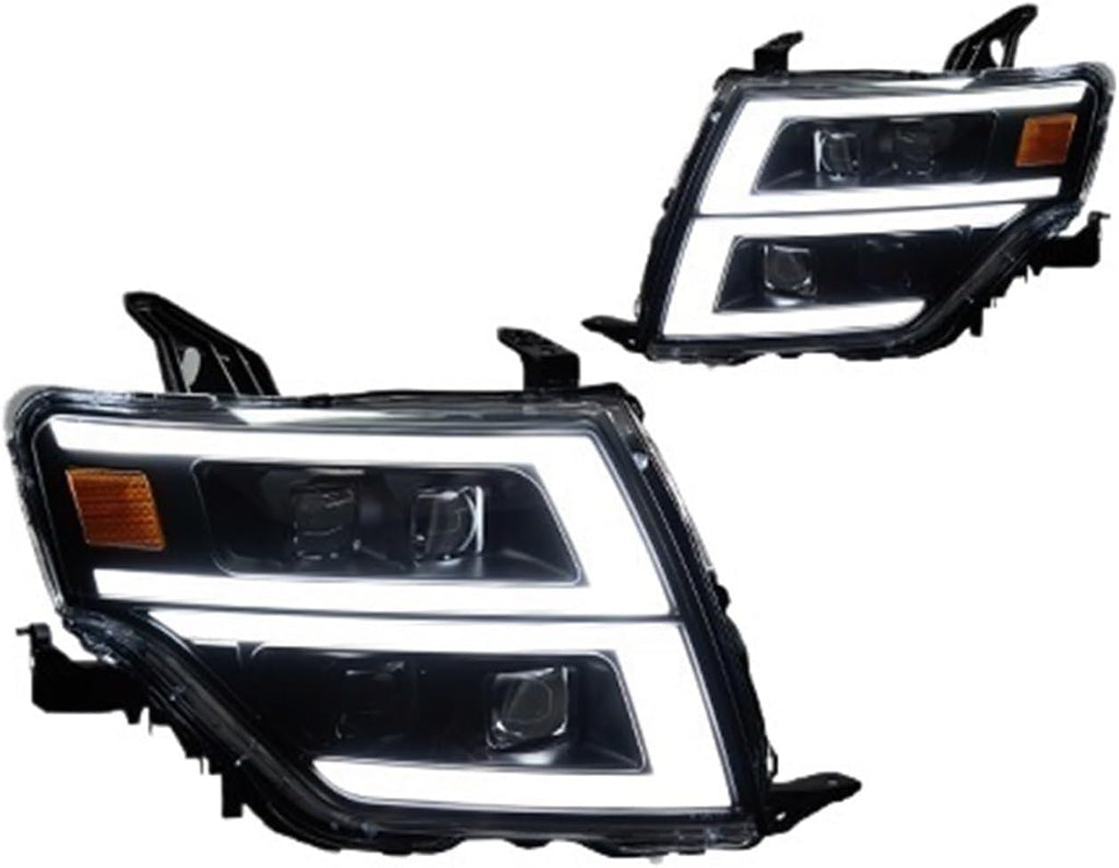 Car Lights Compatible With Pajero V93 V97 Montero 2009-2021 LED Auto Headlight Assembly Upgrade Projector 4 Lens LHD RHD Tool Accessories