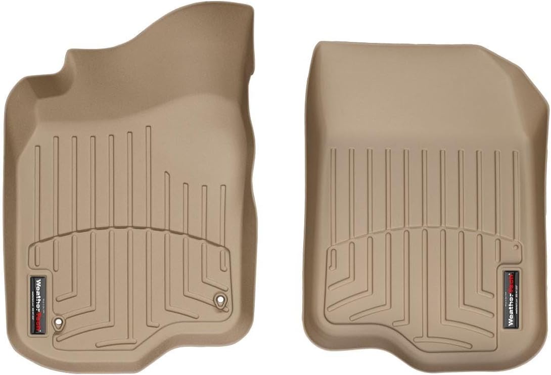 WeatherTech Custom Fit FloorLiners for Chevrolet Malibu, G6, Malibu - 1st Row (452261), Tan