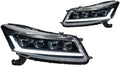 Car Lights Compatible With Accord 8th 2008-2012 G8 LED Auto Headlights Assembly Upgrade Dynamic Signal Lamp Projector 4 Lens Accessories
