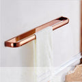 Biggers Luxury Rose Gold Copper Bathroom Accessories Set Paper Holder Towel bar soap Dish Tumbler Holder,Single Bar