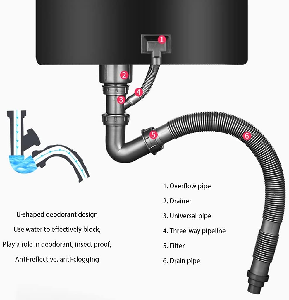 Kitchen Sink Single Bowl Bar Prep Drop-in Or Undermount Single Bowl Stainless Steel with Drain Black RV Sink (Color : Black, Size : 38×30cm) (Black 25×40cm)