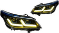 Car Lights Compatible With BMW E60 2003-2010 5 Series 520i 525i 530i LED Auto Headlight Assembly Upgrade Golden Design LHD RHD Accessories(07-10 Golden Eyes)