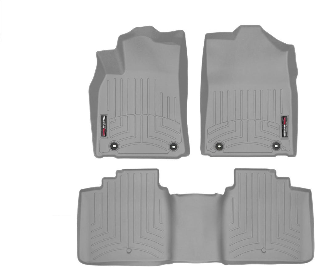 WeatherTech Custom Fit FloorLiners for Lexus ES - 1st & 2nd Row (4614591-464763), Grey