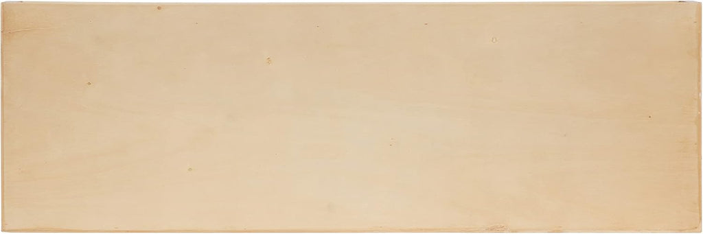 Kate and Laurel Havlock Modern Natural Floating Shelves; Set of 2; 24 x 8; Natural Wood; Mid-Century Bathroom and Kitchen Shelves for Storage and Display