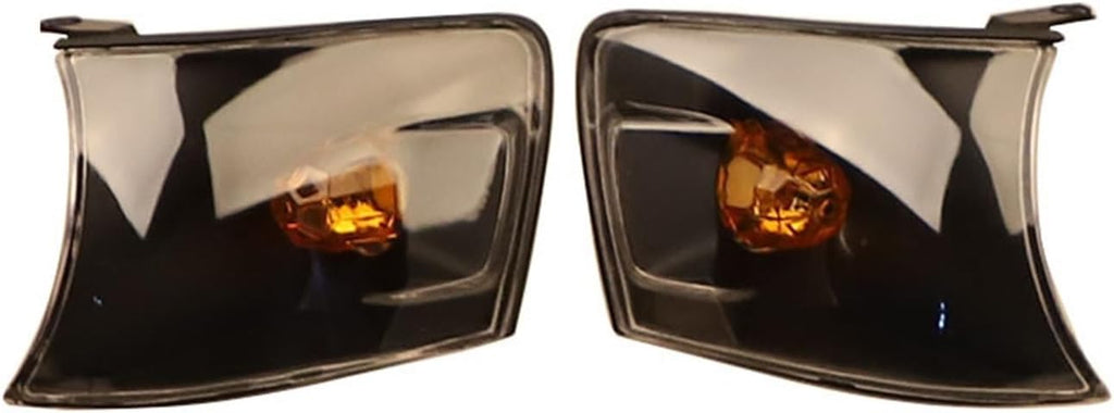 Car Headlight Turn Signal Blackened Indicator Corner Light Compatible With Toyota CHASER GX100 JZX100 LX100 1996 1997 1998 1999