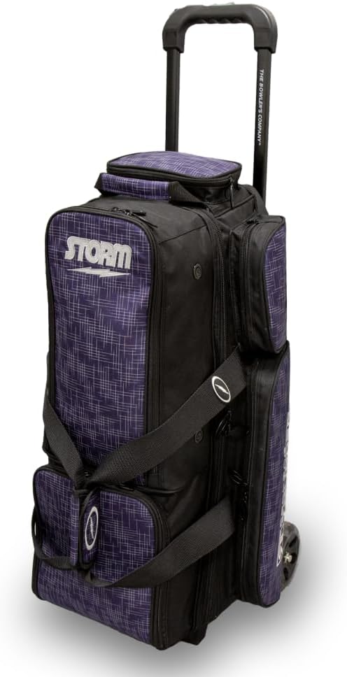 Storm 3 Ball Rolling Thunder Checkered Bowling Bag