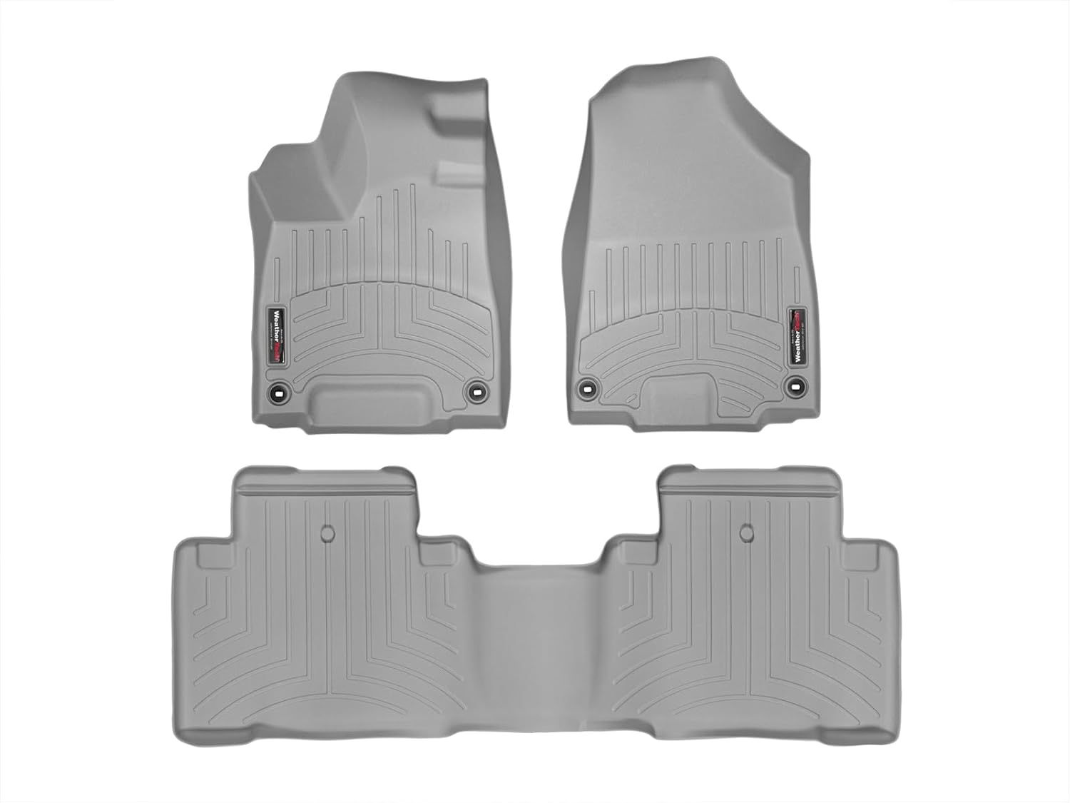 WeatherTech Custom Fit FloorLiners for Acura MDX, MDX, MDX - 1st & 2nd Row (46576-1-2), Grey