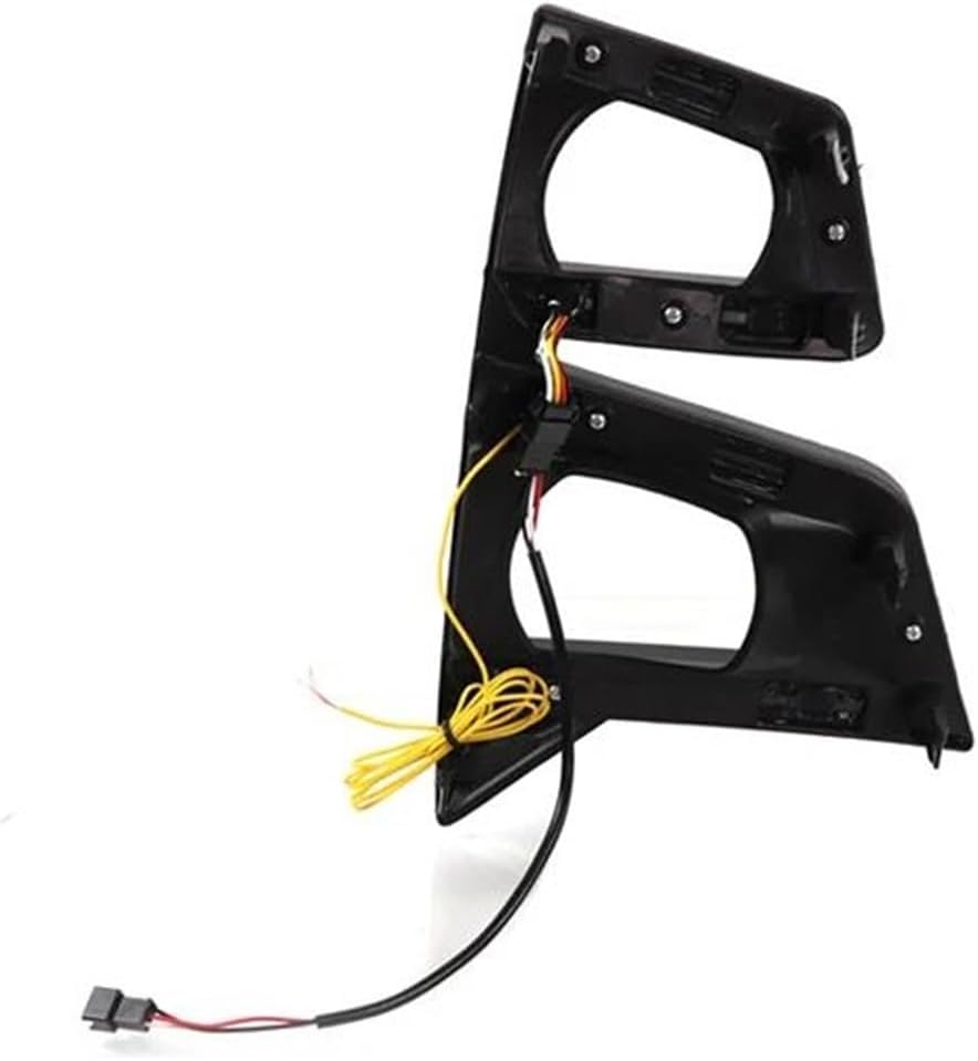 for Isuzu for Dmax for D-Max for Pickup 2020 2021 2Piece Front Fog Lamp Cover with Led Drl Daytime Running Light Turn Signal Indicator Headlight