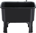Commercial Floor Mop Sink with Deep Basin, for Commercial Kitchen, Restaurant, Business, Garages, Basements, Single Bowl Kitchen Sinks, Free Standing Utility Sink