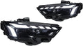 Car Lights Compatible With A3 8V 2013-2021 S3 RS3 Sedan Hatchback LED Auto Headlight Assembly Upgrade RS5 Style Design Tool Accessories(17-20 LED)