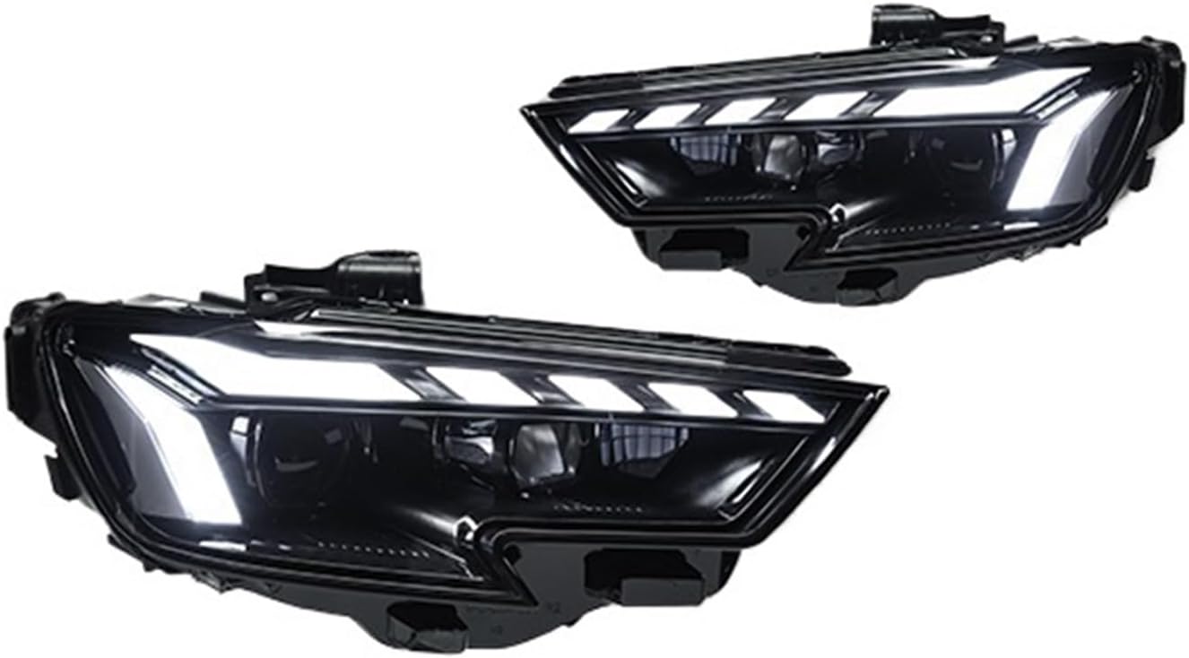 Car Lights Compatible With A3 8V 2013-2021 S3 RS3 Sedan Hatchback LED Auto Headlight Assembly Upgrade RS5 Style Design Tool Accessories(17-20 LED)