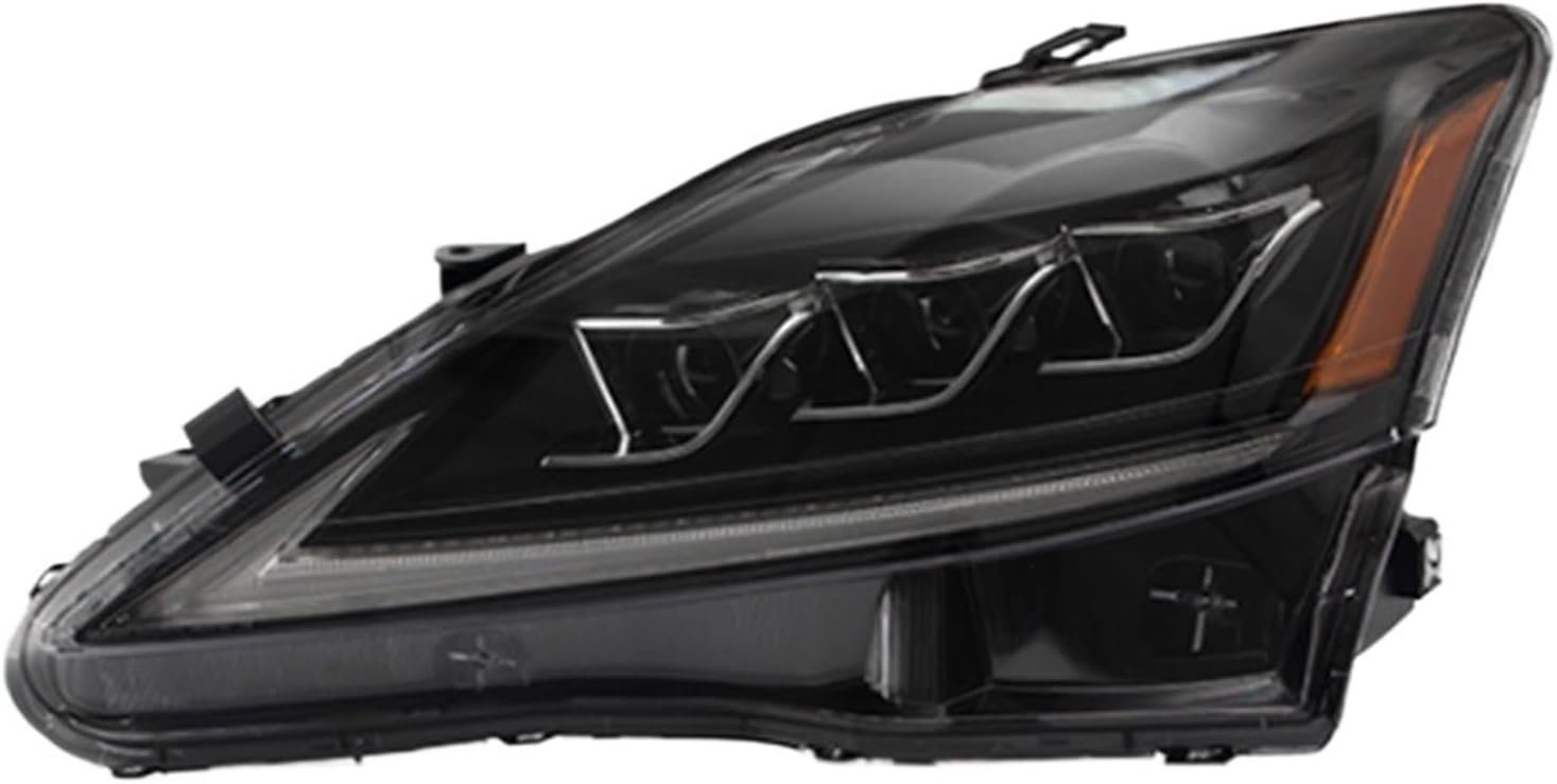 VIDI Car Lights LED Headlights,Compatible With Lexus IS IS250 IS250C IS350 IS350C IS220d 2006-2012, ISF 2008-2014 Sequential Indicator Projector(Left hand Drive)