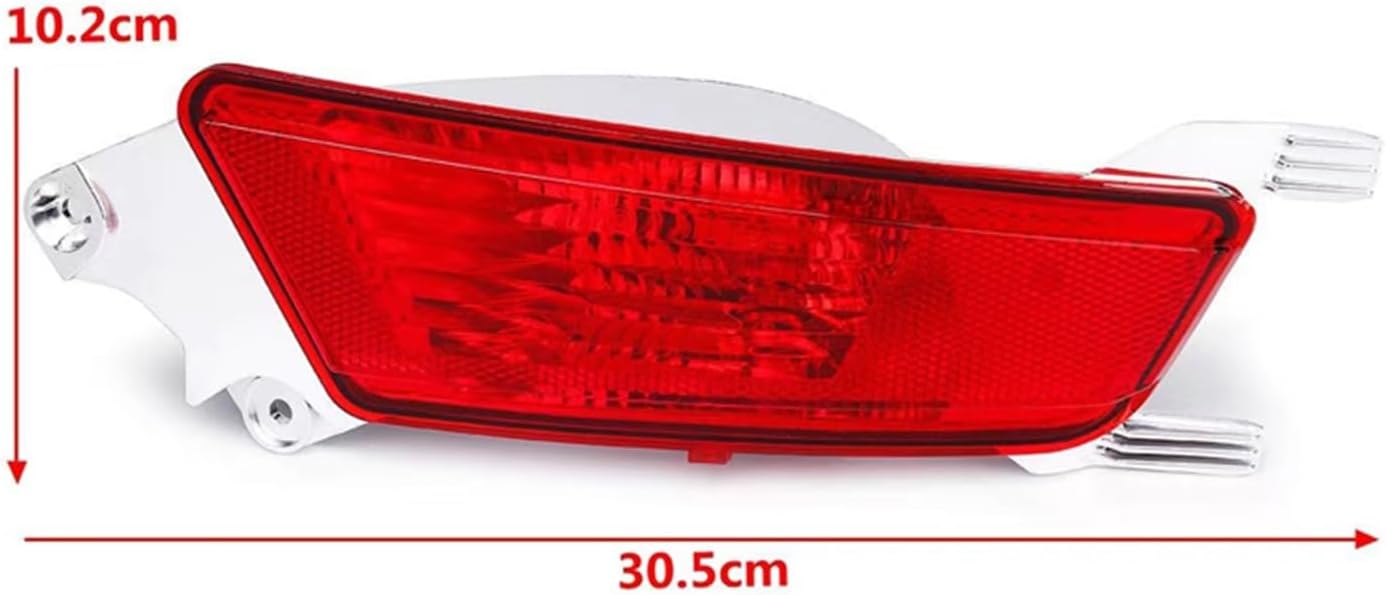 Left and Right Compatible with Land Range Rover Evoque 2011-2018 Rear Bumper Fog Light Car Spoiler Turn Signal Indicator Taillight Tail Brake Lamp Foglamp